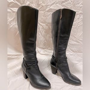 UGG Black Tall Heeled Boots